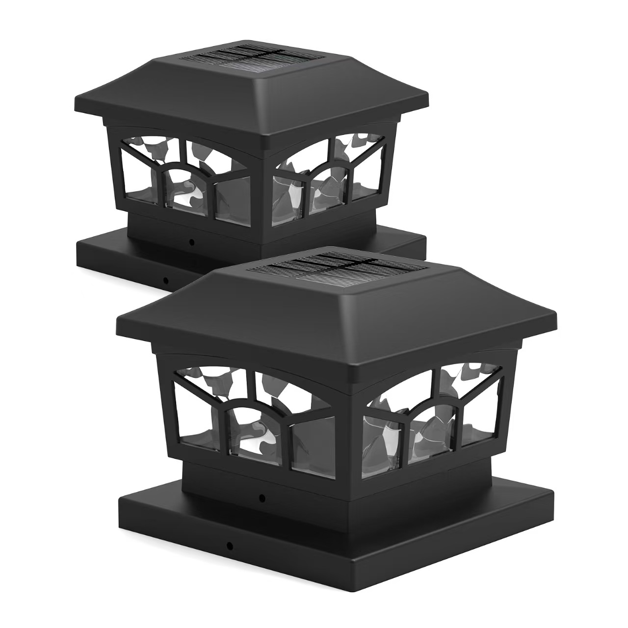 چراغ خورشیدی درپوش خورشیدی دو حالته چراغ باغ خورشیدی