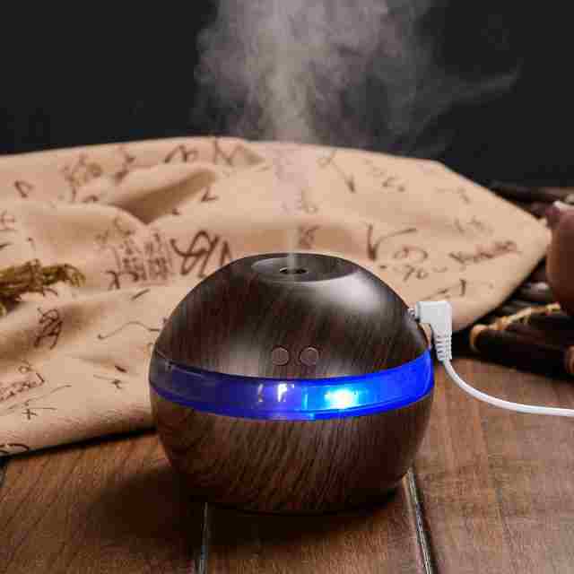 Wood Grain Mini USB Humidifier